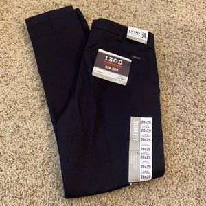 IZOD American Chino Slim Fit Flat Front 28x29
